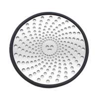 Shower Drain Hair Catcher Strainer Stainless Steel and Silicone